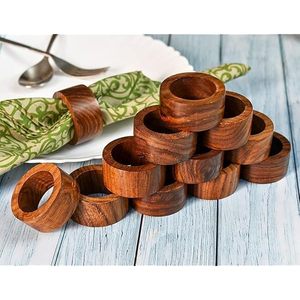 Wooden Napkin Rings Square Shape custom wedding handmade napkin Modern Design Personalized Wedding <b>Table</b> Decoration - Product Image 3