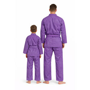 Conjunto de Uniforme de Karate Azul Marino Personalizado para Hombres y Niños, Traje de Entrenamiento de Artes Marciales de Primera Calidad 100% Algodón, Venta al Por Mayor - Product Image 4