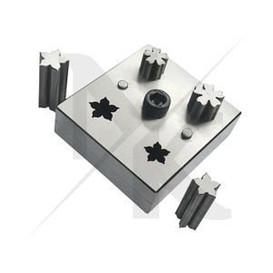 Cutter à disque en acier inoxydable de qualité supérieure, forme fleur à 4 pétales, 4 poinçons, haute performance, tailles personnalisées, outil métallique pour la fabrication de bijoux - Product Image 2
