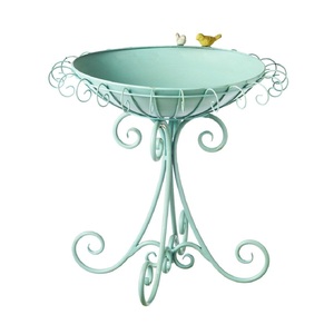 Nouvelle Arrivée : Bain d'oiseaux de jardin de luxe en métal et fer forgé pour extérieur – Taille, forme et couleur personnalisables - Product Image 4
