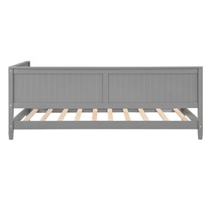Divano letto/sofà letto in legno grigio a una piazza e mezza per bambini - Product Image 6