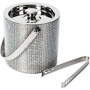Elegante Cubitera Moderna de Metal para Enfriar Champaña, Vino y Cerveza con Asa Resistente y Acabado Elegante - Product Image 6