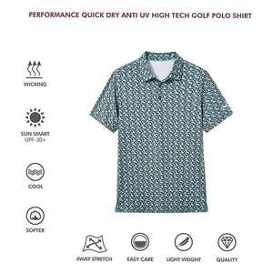 Polo personnalisé à séchage rapide Hawaï, haute qualité, fabrication sur mesure, protection solaire UPF 50, chemises à col pour hommes, polo pour hommes - Product Image 5
