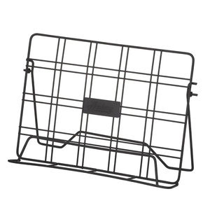 Support de livre de recettes en métal industriel pour comptoir de cuisine domestique, support de menu pour hôtels et restaurants - Product Image 1