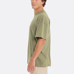 T-shirt oversize en jersey de coton filé, personnalisable, pour hommes et femmes, nouveau design, promotionnel - Product Image 1