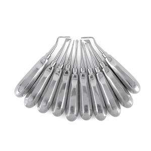 เครื่องมือถอนฟันแบบโค้งทำจากสแตนเลสสำหรับยกโคนรากฟัน ใช้สำหรับการผ่าตัดทางทันตกรรม - Product Image 1