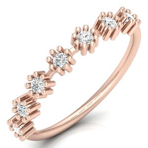 Bagues de fiançailles vintage avec diamants créés en laboratoire pour femmes 10K 14K 18K 22K or blanc rose jaune plaqué or bijoux mariage fête - Product Image 3