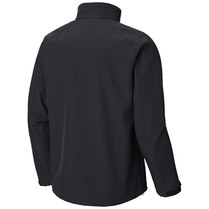 Veste softshell noire décontractée pour homme, imperméable, coupe-vent, légère, avec fermeture éclair intégrale et doublure intérieure, logo personnalisé OEM - Product Image 6