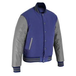 2026 Wholesale Custom latest designs Long Sleeve Winter <b>Jacket</b> <b>Plain</b> Blank <b>Varsity</b> Letterman <b>Jacket</b> for men - Product Image 5