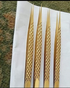 Pinzas para Pestañas y Cejas Vired Impex VI-078 de Acero Inoxidable, Duraderas, con Punta Puntiaguda de Precisión, Suaves, 10 mm de Longitud, Logotipo Personalizado - Product Image 4