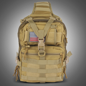 Tactical Nylon Cross Body Sling Bag with Shoulder Strap for Hunting Unisex Waterproof Softback <b>Backpack</b> - Product Image 2
