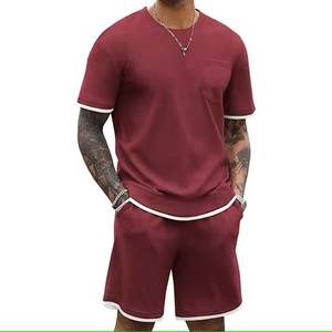 Conjunto Deportivo de Verano para Hombre, Tallas Grandes, Personalizado, Transpirable, Ligero, de Algodón, Secado Rápido, con Logotipo Personalizado - Product Image 1