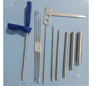 Juego de Instrumentos para Cirugía de Columna Vertebral UBE, 13 Piezas, Herramientas Quirúrgicas Ortopédicas de Acero Inoxidable, Manuales, Clase I, Reutilizables, Certificación CE - Product Image 3