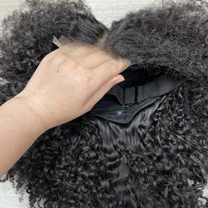 Producto Superior, Pelucas de Cabello Humano Natural Rizado Birmano Negro, Extensiones de Cabello Humano, Sin Caída, Sin Enredos - Product Image 6