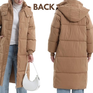 Fabricante algodón venta al por mayor superventas mujer chica superventas invierno abajo cuerpo calentador impermeable chaqueta Puffer abrigo largo - Product Image 1
