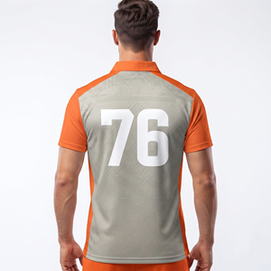 Men's Cricket Jersey Breathable Polyester Jersey Men's Cricket Jersey Sublimation Printed Men's Cricket Jersey Custom Logo Sport - Product Image 2