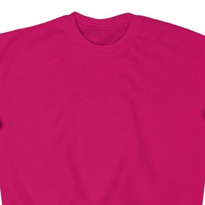 Pull en molleton respirant 100 % coton tricoté de couleur unie, coupe classique, rose, col rond, pour femme, de la sororité Wide Greek House Alpha, idéal pour l'automne - Product Image 2