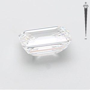 Diamante Cultivado en Laboratorio con Certificación IGI, Corte Esmeralda de 1.03 CT, Color D, Claridad VS1, CVD LG 803658277, ROYAL GEMS, Fabricación de Joyas, SUPER MAKING - Product Image 2