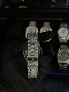 Reloj de Moissanita con Diamantes, Relojes de Lujo Totalmente Automáticos, Reloj de Moissanita con Diamantes VVV - Product Image 5