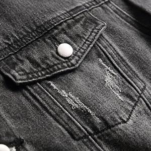 Custom logo special edition custom logo design Personalized <b>Men</b> <b>Denim</b> <b>Jackets</b> Quick dry breathable <b>men's</b> <b>denim</b> <b>jackets</b> OEM - Product Image 6