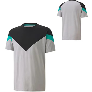 Camiseta de moda para hombre con impresión de tu propio logo, cuello redondo, lisa, para venta en línea a bajo precio. - Product Image 5
