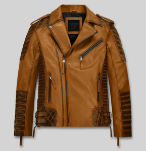 Chaqueta de Cuero Nueva Colección, Resistente al Viento, para Hombre y Mujer, Estilos Personalizados, Charlotte Burnt, Múltiples Colores, 2026 - Product Image 3