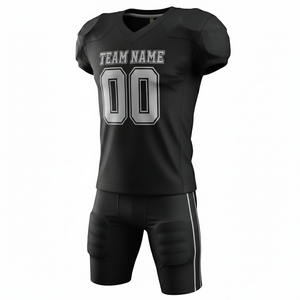 Ensemble d'uniformes de football américain personnalisés, maillot et pantalon sublimés OEM, tenue d'équipe pour adultes, nom et numéro personnalisés, short - Product Image 2