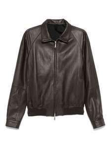 Chaquetas de cuero para hombre estilo High Street de última moda, con logo frontal, bajo MOQ, precio mayorista, para venta en línea. - Product Image 2