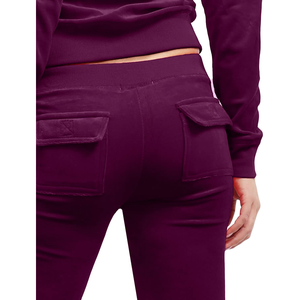 Women's Breathable Winter Tracksuit Set Custom <b>Crop</b> Top <b>Zip</b> <b>Up</b> Hoodie and Jogger Two Piece Casual Workout Outfit - Product Image 5