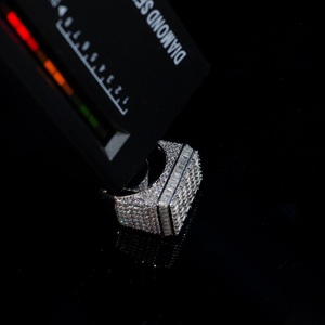 ZAWO Wholesale Moissanite Diamond <b>Ring</b> Rose Gold Plated Iced Baguette Cut <b>925</b> <b>Silver</b> Luxury Hip Hop Unisex <b>Rings</b> - Product Image 6