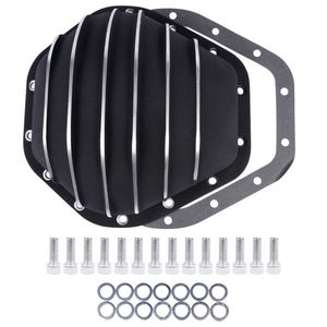 Cubierta de diferencial trasero negra de aluminio con 14 tornillos y engranaje de anillo de 10.5 pulgadas para camiones Chevy/GMC de 3/4 y 1 tonelada, modelos 1973-1995, para transmisión y ejes - Product Image 1
