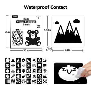 Tarjetas Educativas Premium con el Alfabeto, Animales y Frutas, Fomentan la Creatividad, Impresiones en Papel Grueso Seguro, Estimulan el Aprendizaje Temprano y la Diversión de los Niños - Product Image 4