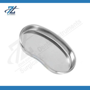Plateau médical rectangulaire, petit plateau pour instruments chirurgicaux de laboratoire, en acier inoxydable, pour hôpital, clinique dentaire et usage vétérinaire - Product Image 2