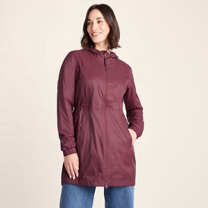 <b>Women's</b> <b>Packable</b> Rain <b>Jacket</b> Hooded Windproof Coat Zip Up Outdoor Travel <b>Jacket</b> <b>Waterproof</b> <b>Womens</b> Rain <b>Jacket</b> - Product Image 2