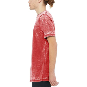 เสื้อยืดคอตตอนแฟชั่นสตรีทสไตล์วินเทจสำหรับผู้ชาย ทรงหลวม ผ้าคอตตอนฟอกสี  ผู้ผลิตระดับพรีเมียม รับผลิตเสื้อยืดโอเวอร์ไซส์แบบ OEM - Product Image 4