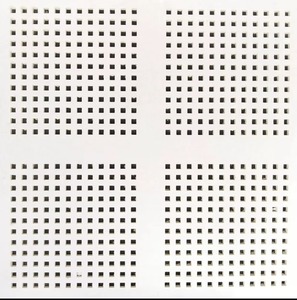 Export Quality Commercial Grade Gypsum Perforated Tiles with Thermal & Acoustic Insulation Available For Sale - Product Image 3
