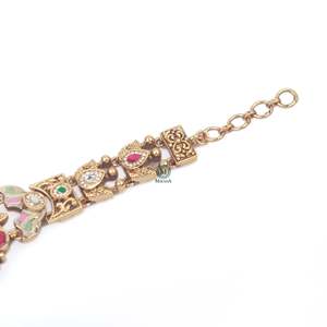 Yuvika Antique Designer Brass <b>Watch</b> Bracelet - Product Image 4