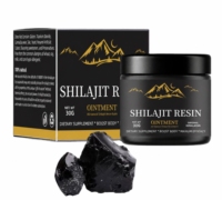 Résine de Shilajit Pur de l'Himalaya Marque Blanche OEM 30g – Supplément 100% Original pour Hommes et Femmes – Soutien Énergie et Endurance