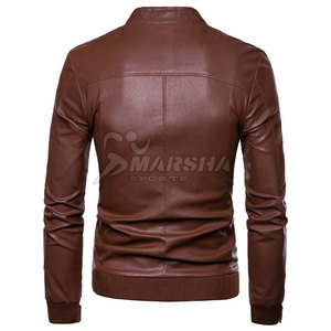 <b>Top</b> Selling Premium Quality Genuine <b>Leather</b> Jacket Comfortable Breathable Men <b>Leather</b> Winter Jacket For Online Sale - Product Image 3