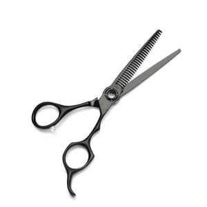 Tijeras Profesionales para Adelgazar el Cabello, Acero Inoxidable, Hoja Afilada de 30 Dientes, para Diestros, Uso en Salón, Mango Mediano de Plástico - Product Image 5