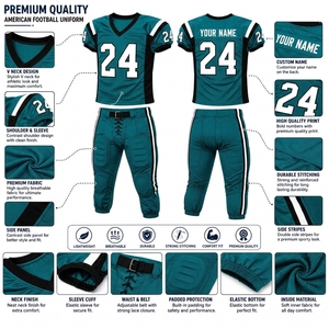 Custom University Football Uniform OEM ODM <b>Athletic</b> Apparel Manufacturer - Product Image 6