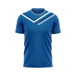 T-shirt de sublimation pour homme en polyester, anti-humidité, léger, respirant, anti-UV, à manches courtes, idéal pour l'été et le sport - Product Image 1