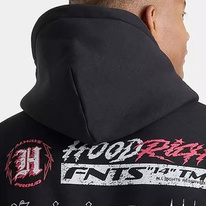 Conjunto Deportivo con Capucha para Hombre, Negro, con Logotipo Personalizado, Pantalones Deportivos con Estampado y Bolsillos Laterales, Ropa Deportiva de Otoño - Product Image 6