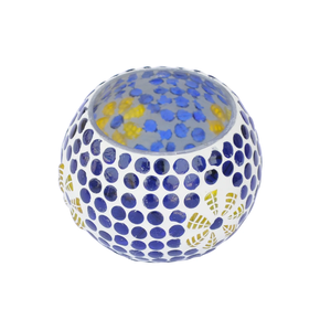 Designer Candle <b>Holder</b> Colorful Modern Theme Multi-Size Glass Mosaic <b>Tealight</b> <b>Holder</b> for Home Decoration - Product Image 5