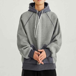 Factory Custom Designer Hoodie for <b>Men</b> 100% Cotton High Quality Embroidery Print Plus Size Drawstring <b>Pullover</b> Wholesale Supply - Product Image 3