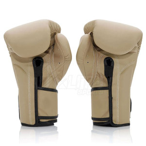 Guantes de Boxeo de Cuero Elegantes con Cierre de Gancho y Bucle, Ligeros, que Absorben la Humedad, Ajuste Cómodo, Costuras Duraderas para Uso Prolongado - Product Image 5