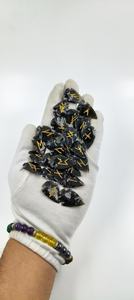 Juego de Runas de Punta de Flecha de Obsidiana Negra, Hermoso Cristal Futhark, Hecho a Mano, Estilo Feng Shui, Grabado, Ágata Muntaha Curativa - Product Image 3