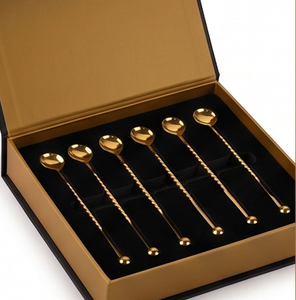 Cuillère à café avec long manche et petite tête, idéale pour servir à la maison, à l'hôtel et pour une expérience culinaire élégante - Product Image 6