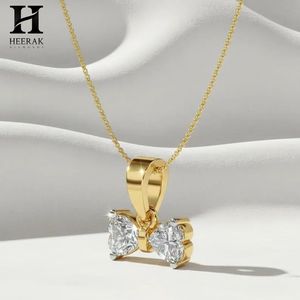 Pendentif en diamant en forme de nœud de luxe, collier en or 14K/18K, bijoux fins par Heerak Diamonds - Product Image 4