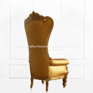 Silla de trono de lujo con respaldo alto para Banquete de Hotel, eventos de boda, restaurante, nuevo estilo de comedor real para sala de estar de apartamento - Product Image 5